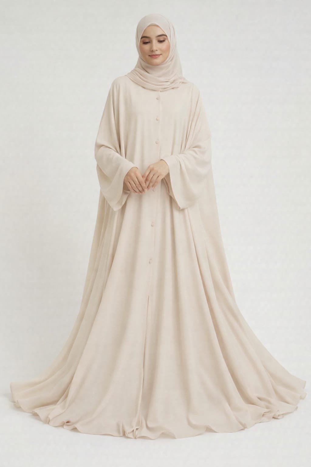 White Princess Abaya