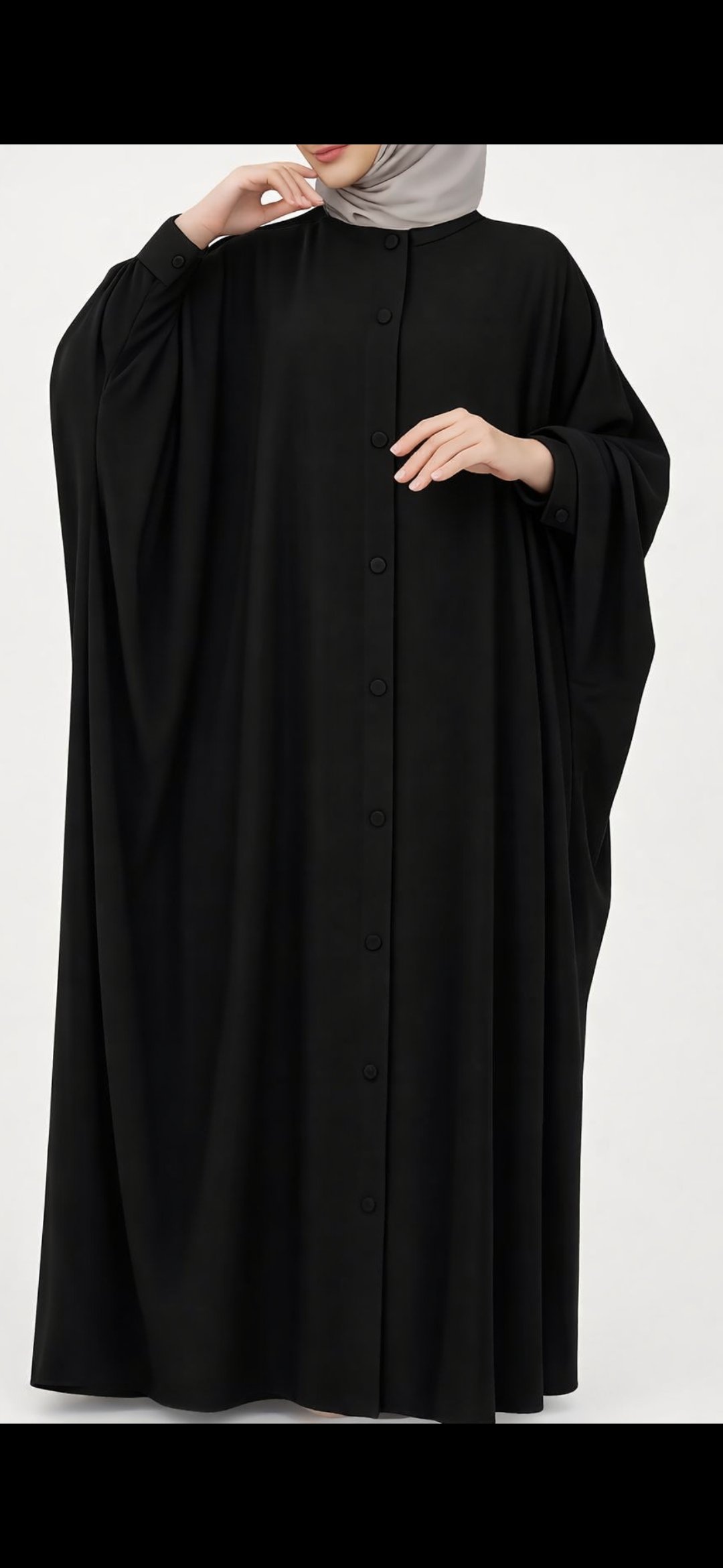 Sophisticated Button-Cloak